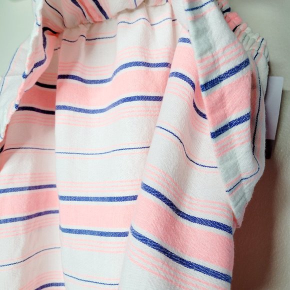 Carter's Kid Size 14 Woven Summer Tank Top Pink Blue Sleeveless Summer Cute Fun - Picture 3 of 10
